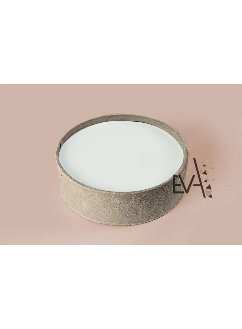 إيفا صينيه جلد دائريه لتقديم الشوكولاتة والحلويات - Image 2